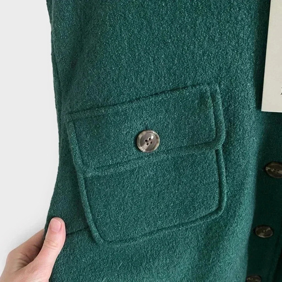 JOIE Wool blend Green Jacket Size 3X - Picture 8 of 9